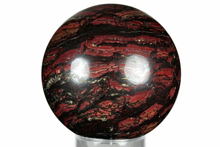 Polished Snakeskin Jasper Sphere - Western Australia #327417